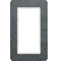 BERKER Q.7 Ramka z dużym wycięciem beton 13096020 HAGER