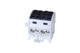 Blok rozdzielczy-odgałęźny Al/Cu SCB 35-2 (80220) SIMBLOCK jednobiegunowy 2x35mm2 czarny 81506007