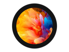 Waveshare 4inch HDMI Round Touch Display, 720 × 720, IPS, 10-Point Touch, Round LCD, Optical Bonding Toughened Glass Panel