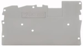 End/Intermediate plate, 1 mm, orange for terminal block, 2022-1391