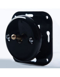 CERAMICZNY PRZYCISK DZWONKOWY PODTYNKOWY DŹWIGNIOWY CZARNY CPPTDDB