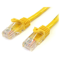 StarTech 45PAT2MYL Cat5e Snagless Patch Cable RJ45 Connectors 2m Yellow