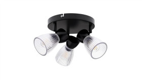 Lampa Sufitowa Best Black 3Xe14 (Round) Ml9973 Milagro