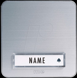 KTA-1 AS Surface-mounted doorbell button, 1 row, aluminium