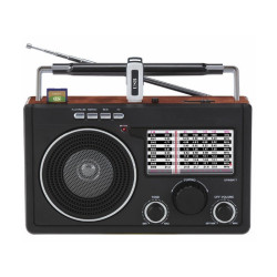 Radio przenośne FM/USB/MP3 RD-70 Ciemno-Brązowe DARTEL