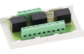 Moduł przekaźnikowy wyjść technicznych 1A@30V DC 1A@48V AC 3x C/NC/NO AWZ642 MPOC