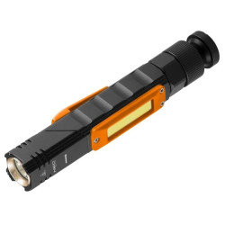 Latarka akumulatorawa USB 300lm 2w1 CREE XPE + COB LED 99-034