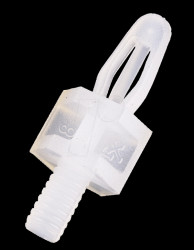 Spacer with M4-stud, H: 28.6 mm