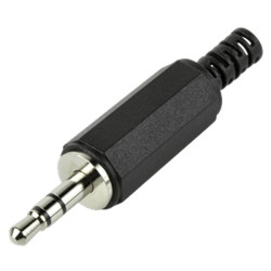 Wtyk jack 3,5 mm Męski Wtyk jack Montaż na kablu