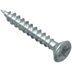 ForgeFix Multi-Purpose Pozi Compatible Screw CSK ST ZP 3.5 x 30mm Box 200