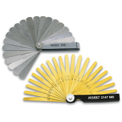 Hazet 2147 Feeler Gauge Set 0.05-1 mm 20 Sheets for Spark Plug Clearance