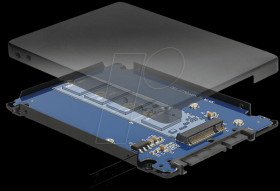 62688 Converter SATA 22 Pin &gt; M.2 with Enclosure