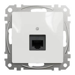 Gniazdo komputerowe RJ45 kat. 6 UTP, białe, Sedna Design i Elements SDD111461