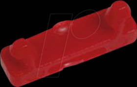 CSZCRD LED plug marker clips, DualBoot, 100 pieces, red