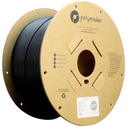 Polymaker PA04007 PolyTerra PLA Low-Plastic 1.75mm 3Kg Charcoal Black Matt