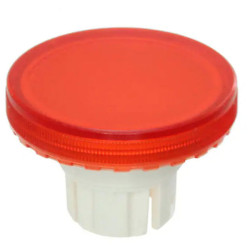 EAO 61-9642.2 Series 61 Lens Red D19.7 Plastic Transparent