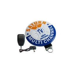 Antena TV SATURN 1 Dookólna COMPACT DVB-T 45dbi z zasilaczem 230V