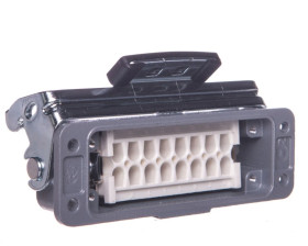 Zestaw kompletny 16+PE stykowy żeński /obudowa pulpitowa + wkład/ EPIC KIT H-A 16 BS AG 75009632