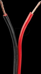 CAGW1500BK1000 Nedis Speaker Cable | 2x 1.50 mm² | CCA | 100.0 m | Round | PVC