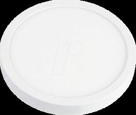 ELED300300 LED CCT panel, recessed/surface-mounted, 12 W, 1200 lm, Ø165 mm,