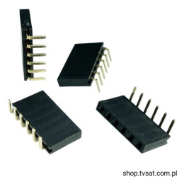 613006143121 WR-PHD 2.54mm Socket Angled 06P THT WURTH