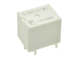Przekaźnik; elektromagnetyczny samochodowy; FBR51ND12-W1; 12V; DC; 1 styk przełączny; 25A; 14V DC; do druku (PCB); bez uchwytu m