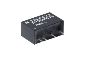 Przetwornica DC-DC, 1W, Uwe 4,5 → 9 V DC, Uwy ±15V dc, Iwy ±33mA, TRACOPOWER