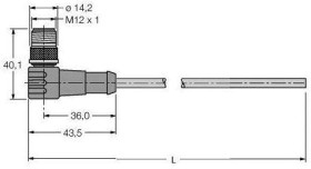 Turck 6441695 Złącze konfekcjonowane czujnika/aktuatora 10 szt.