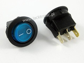 PRZEŁ.<56D> PODŚ.12V NIEBIESKI OKRĄGŁY