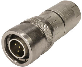 Złącze wielostykowe przemysłowe 5-pinowe M12 Montaż na kablu Gniazdo HARTING