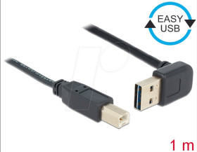 85558 Cable EASY-USB 2.0 male angled > USB-B