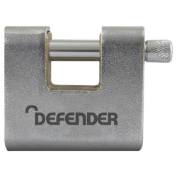 Defender DFAW80 Armoured Warehouse Block Padlock 80mm