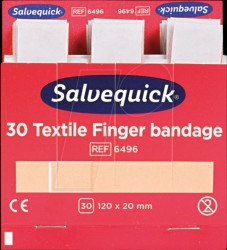1009496 Salvequick finger bandage, elastic, 30 pieces