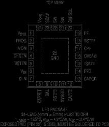 2.5A Supercapacitor Backup Power Manager