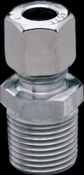 Cutting ring fitting, 50 bar/5 MPa, Ø 10 mm, 1/2&quot; NPT for temperature sensors, E30024