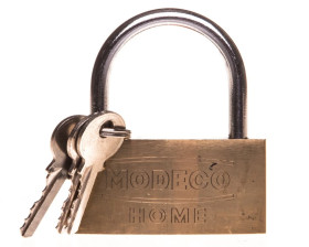 Kłódka mosiężna 60mm LOCK MN-02-160 /6szt./