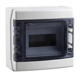 Rozdzielnica modułowa 1x8 uniwersalna /transparenta/ IP65 ECOLOGY CDN-8PT/RR