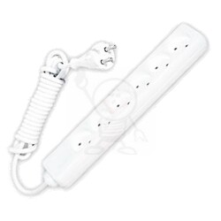 Przedłużacz 3m 6x2P OWY 2x1mm2 Brilum 0303 P-6A