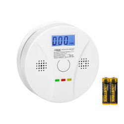 Detektor czujnik tlenku węgla (czadu) XTREME XC-70 LCD DC 2x1,5V AA bateria / 50-619