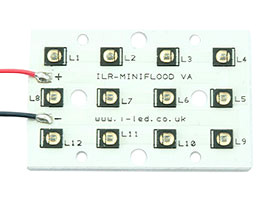 Dioda IR SMD 2-pinowa 12-ledowy, λ 850nm, 30 x 46.5 x 3.5mm, ILR-IW12, ILS