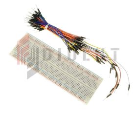 Płytka stykowa 830 pól Arduino AVR PIC ARM MB-102 + przewody 65szt