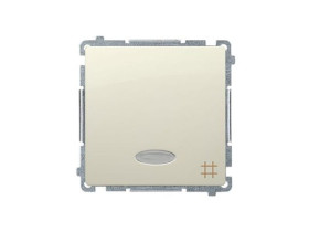SIMON BASIC Wyłącznik krzyżowy z podświetleniem LED (moduł) szybkozłącza beż BMW7L.01/12 KONTAKT SIMON