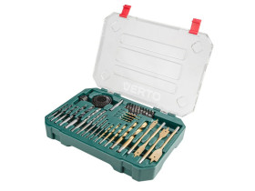 Zestaw wierteł i bitów 49 szt. otwornice 66H650 TOPEX