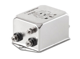 Filtr EMI 10A 1-fazowy 680kΩ 250 V AC/DC 400Hz 8 mH Schaffner Montaż w obudowie