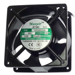 Wentylator 120x38 380V 12038S3HL ślizgowy MAXAIR 120x38mm (400V AC)