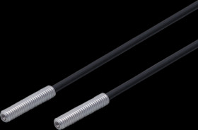 E20753, Through-beam sensor, Sensing head thread Minfrared light, Lens type standard, (28 x 21)...(