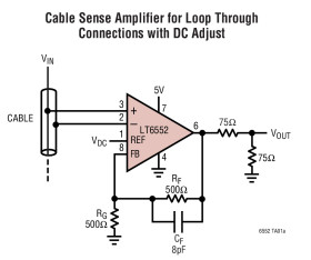 3.3V Single Supply Video Difference Amplifier