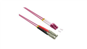 Kabel Światłowodowy Roline Duplex 50/125M Om4, Lsh/Lc, Lsoh, Fioletowy, 2 M