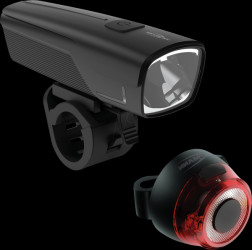 1600-0537 Bike light set, 50 lux, 2600 mAh battery