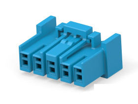 Wzmocnione złącze zasilania 5-pinowe TE Connectivity 300 V AC Żeński